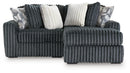 Midnight-Madness Sectional with Chaise - Furniture Queen (GA)*