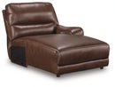 DeepWakes Power Reclining Sectional with Chaise - Furniture Queen (GA)*