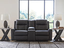 Mackmenville Reclining Loveseat with Console - Furniture Queen (GA)*