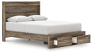 Elbrim Panel Storage Bed - Furniture Queen (GA)*