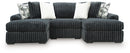 Midnight-Madness Sectional with Chaise - Furniture Queen (GA)*