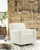 Herstow Swivel Glider Accent Chair - Furniture Queen (GA)*