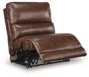 DeepWakes Power Reclining Sectional with Chaise - Furniture Queen (GA)*