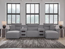 Modmax Power Reclining Sectional with Chaise - Furniture Queen (GA)*