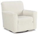 Herstow Swivel Glider Accent Chair - Furniture Queen (GA)*