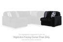 Midnight-Madness Sectional with Chaise - Furniture Queen (GA)*