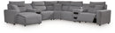 Modmax Power Reclining Sectional with Chaise - Furniture Queen (GA)*