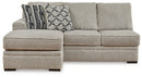 Calnita Sectional with Chaise - Furniture Queen (GA)*