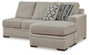 Calnita Sectional with Chaise - Furniture Queen (GA)*
