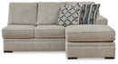 Calnita Sectional with Chaise - Furniture Queen (GA)*