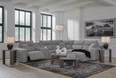 Modmax Power Reclining Sectional with Chaise - Furniture Queen (GA)*