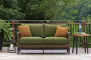 Horizon Hall Outdoor Loveseat with Cushion - Furniture Queen (GA)*