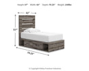 Graystorm Bed with Storage - Furniture Queen (GA)*