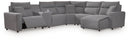 Modmax Power Reclining Sectional with Chaise - Furniture Queen (GA)*