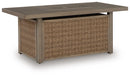 Laguna Heights Outdoor Fire Pit Table - Furniture Queen (GA)*