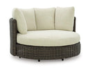 Kimora Outdoor Swivel Lounge Chair with Cushion - Furniture Queen (GA)*