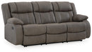 First Base Reclining Sofa - Furniture Queen (GA)*