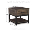 Johurst End Table - Furniture Queen (GA)*