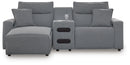 Modmax Power Reclining Sectional with Chaise - Furniture Queen (GA)*