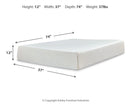 Chime 12 Inch Memory Foam Mattress in a Box - Furniture Queen (GA)*