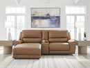 DeepWakes Power Reclining Sectional with Chaise - Furniture Queen (GA)*