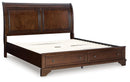 Trellington Sleigh Storage Bed - Furniture Queen (GA)*