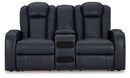 Fyne-Dyme Power Reclining Loveseat with Console - Furniture Queen (GA)*