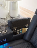 Fyne-Dyme Power Reclining Loveseat with Console - Furniture Queen (GA)*