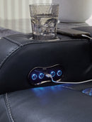Fyne-Dyme Power Reclining Loveseat with Console - Furniture Queen (GA)*