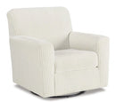Herstow Swivel Glider Accent Chair - Furniture Queen (GA)*