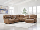 DeepWakes Power Reclining Sectional with Chaise - Furniture Queen (GA)*