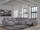 Modmax Power Reclining Sectional with Chaise - Furniture Queen (GA)*