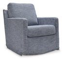 Nenana Next-Gen Nuvella Swivel Glider Accent Chair - Furniture Queen (GA)*