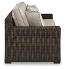 Coastline Bay Outdoor Sofa with Cushion - Furniture Queen (GA)*
