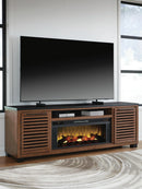 Kallari 84" TV Stand with Electric Fireplace - Furniture Queen (GA)*