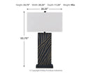 Bartlen Lamp Set - Furniture Queen (GA)*