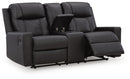 Mackmenville Reclining Loveseat with Console - Furniture Queen (GA)*