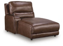 DeepWakes Power Reclining Sectional with Chaise - Furniture Queen (GA)*
