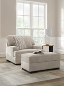 High Profile Chair & Ottoman Living Room Set - Furniture Queen (GA)*