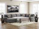 Clarington Sleeper Sectional with Chaise - Furniture Queen (GA)*