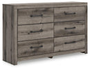 Graystorm Dresser and Mirror - Furniture Queen (GA)*