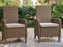 Laguna Heights Arm Chair with Cushion (Set of 2) - Furniture Queen (GA)*