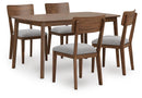 Tameride Dining Table and 4 Chairs (Set of 5) - Furniture Queen (GA)*