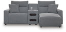 Modmax Power Reclining Sectional with Chaise - Furniture Queen (GA)*