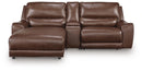 DeepWakes Power Reclining Sectional with Chaise - Furniture Queen (GA)*