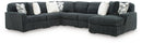 Midnight-Madness Sectional with Chaise - Furniture Queen (GA)*