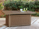 Laguna Heights Outdoor Fire Pit Table - Furniture Queen (GA)*