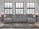 Modmax Power Reclining Sectional with Chaise - Furniture Queen (GA)*