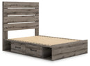 Graystorm Bed with Storage - Furniture Queen (GA)*