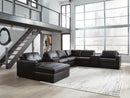 Modmax II Sectional with Chaise and Audio Consoles - Furniture Queen (GA)*